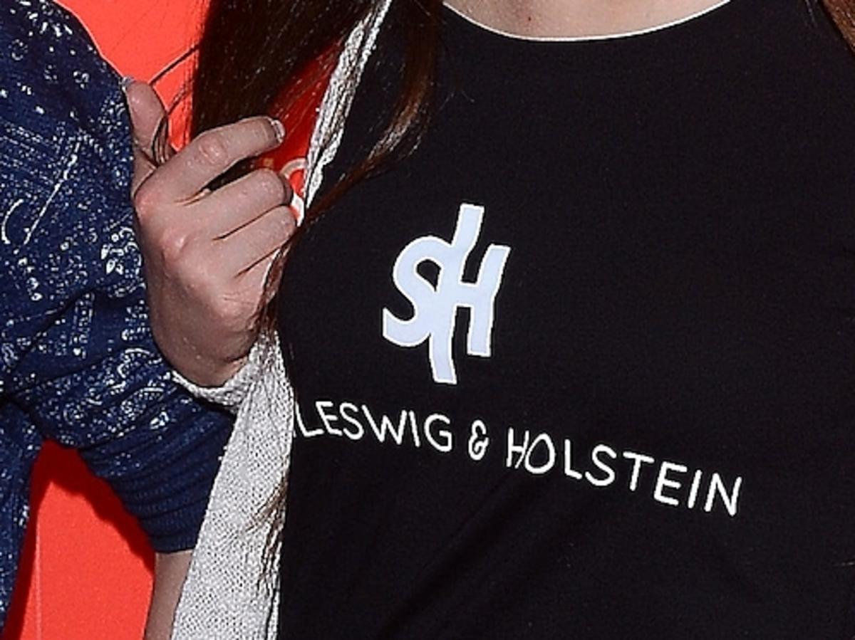 Ania Bałon w koszulce Schleswig and Holstein