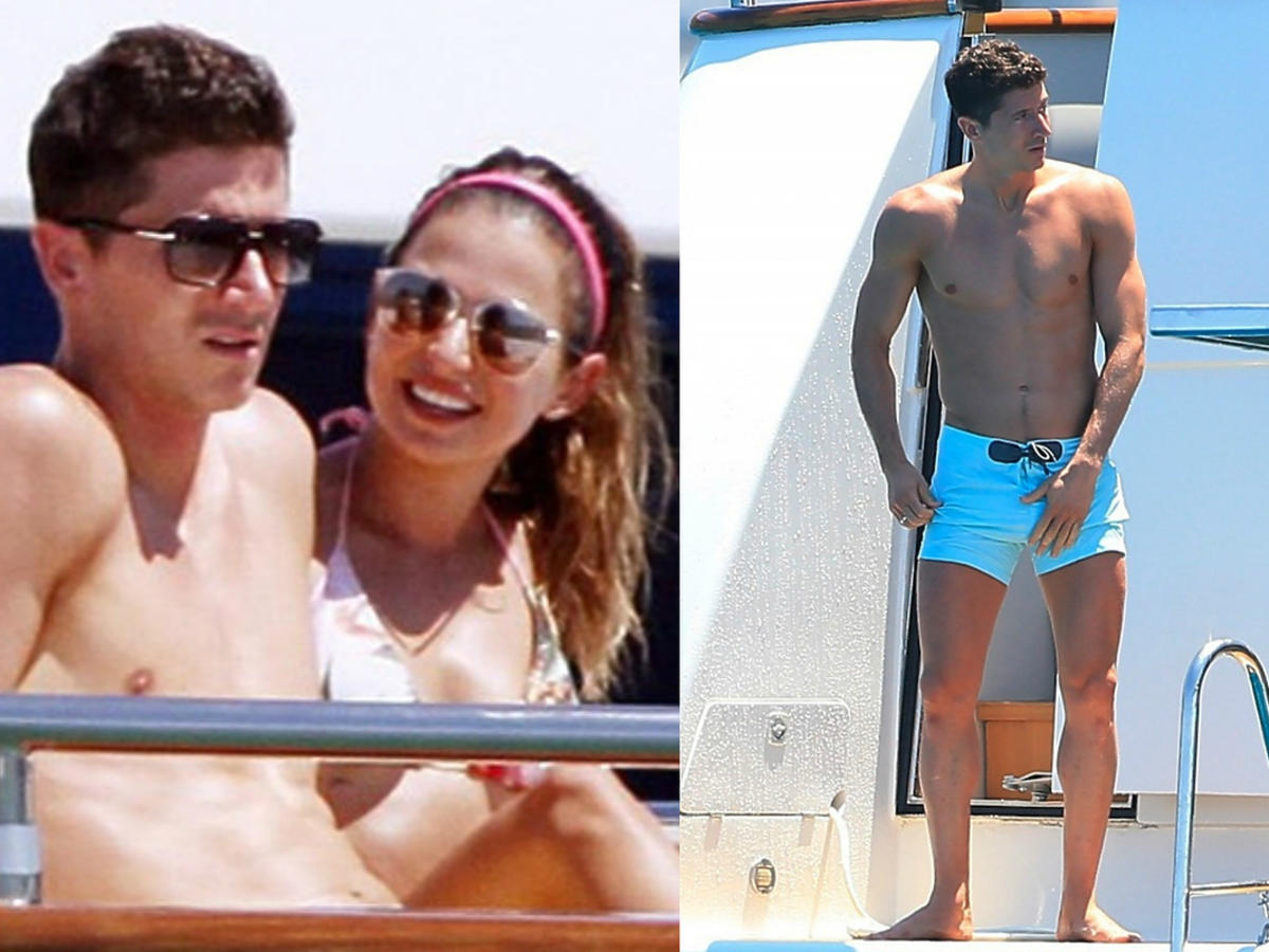 Ania Lewandowska i Robert Lewandowski na wakacjach