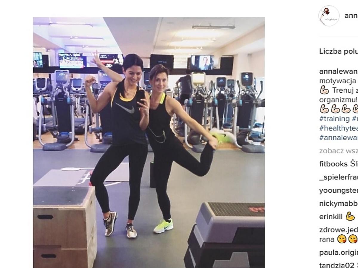 Ania Lewandowska w ciąży na siłowni