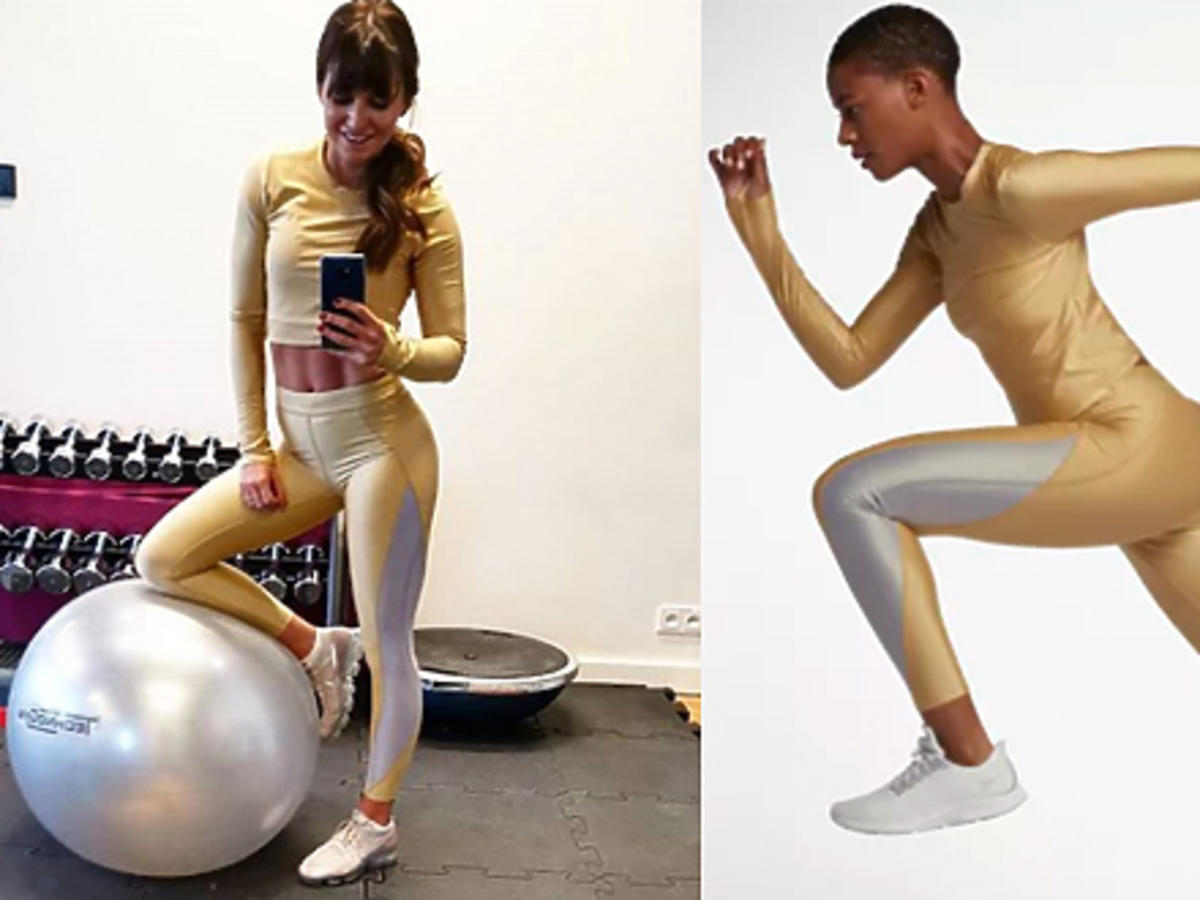 Ania Lewandowska w stroju fitness