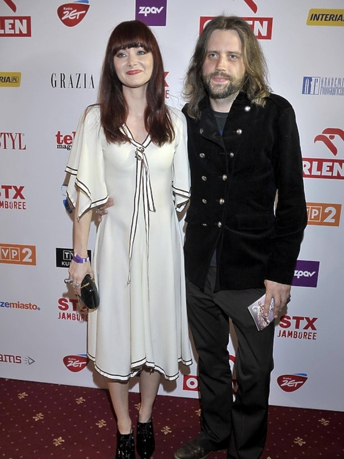 Ania Rusowicz z mężem na gali Fryderyki 2013
