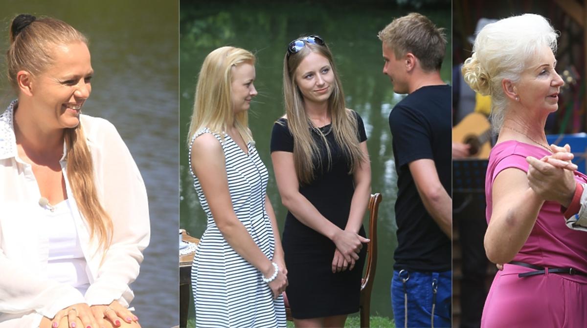 Ania ubrana na biało, Eugeniusz tańczy z Lilianną, Rafał wybiera Justynę