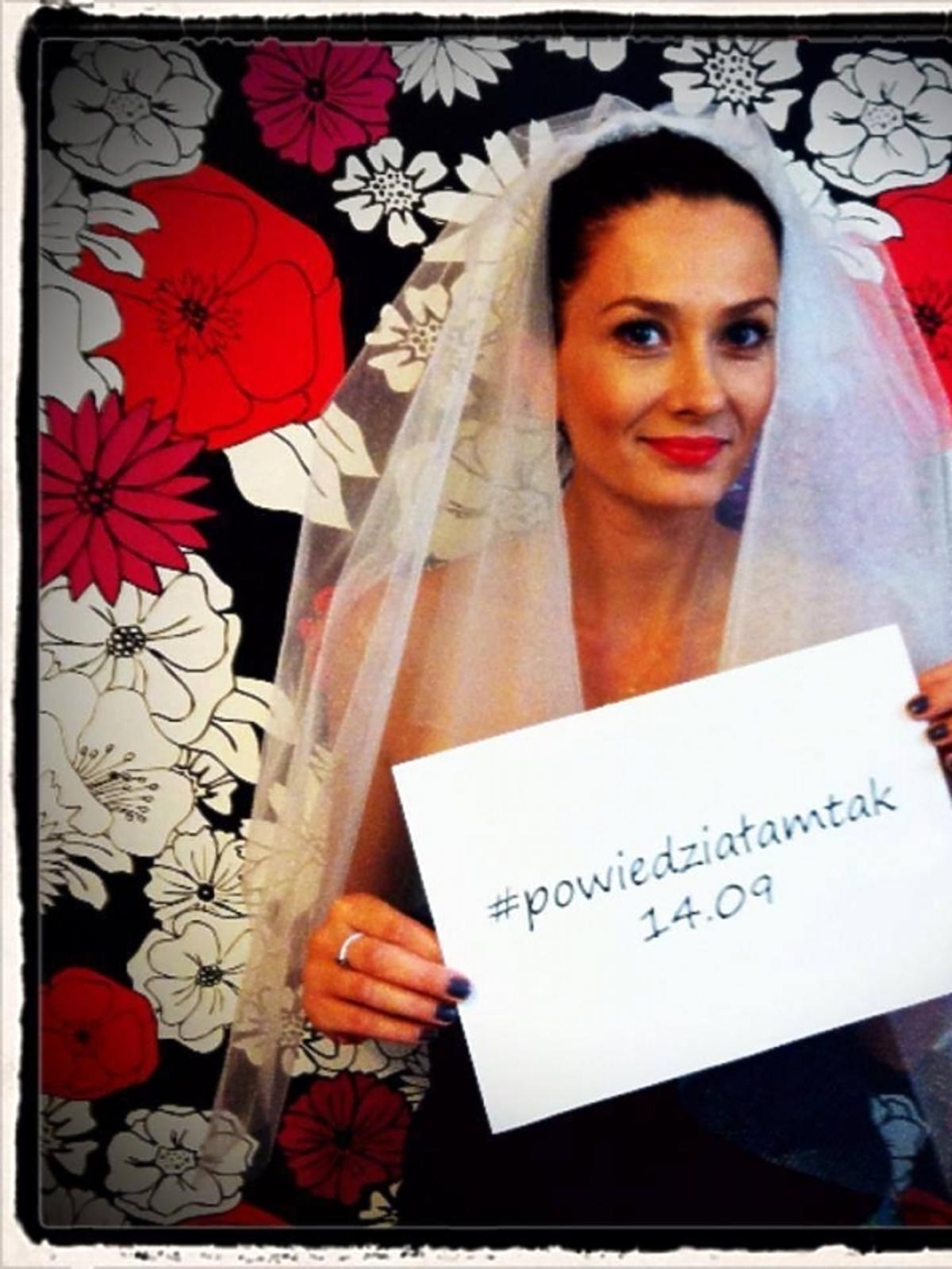 Anita Sokołowska podczas akcji