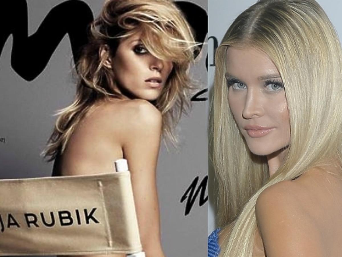 Anja Rubik i Joanna Krupa nago