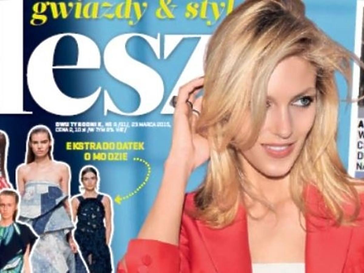 Anja Rubik na okładce Flesza