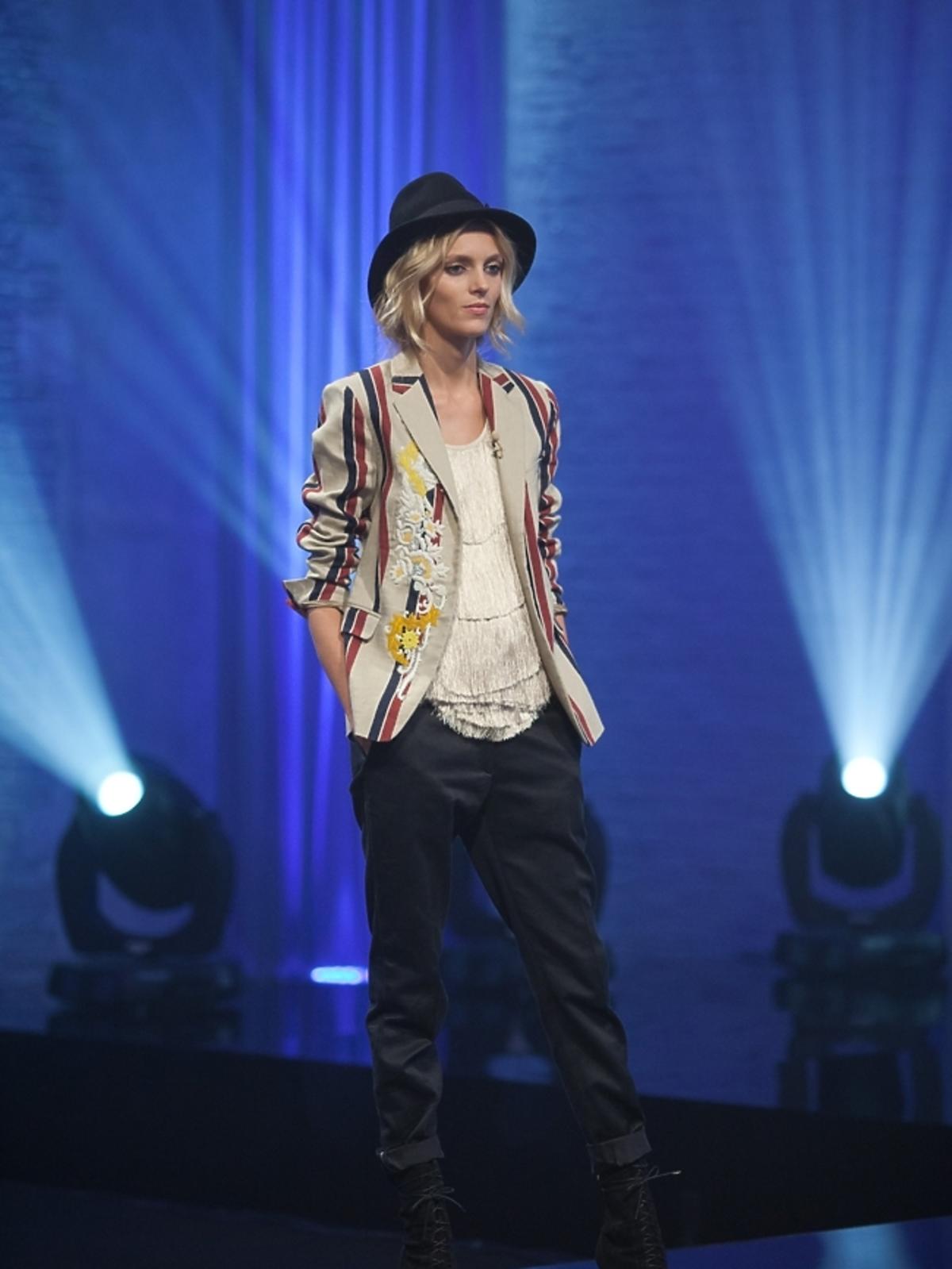 Anja Rubik na planie Project Runway