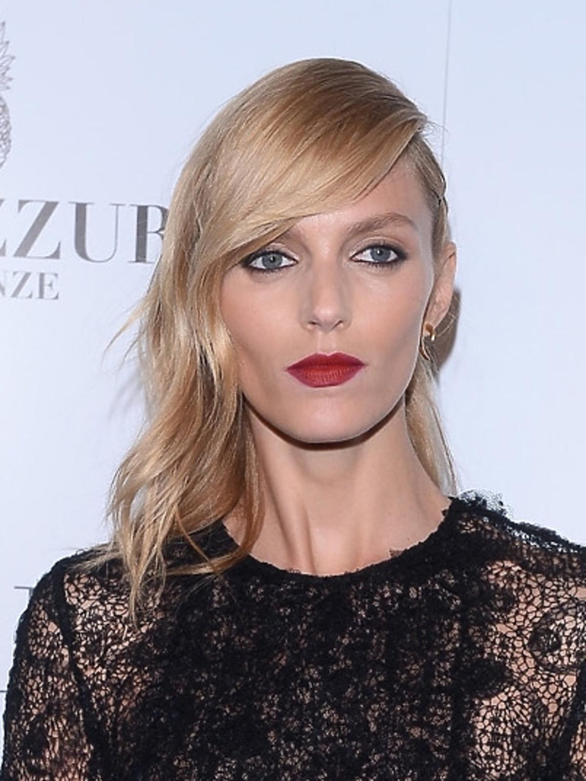 Anja Rubik na pokazie La Mania