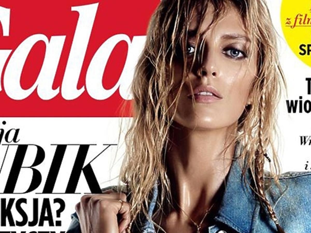 Anja Rubik nago na okładce Gali