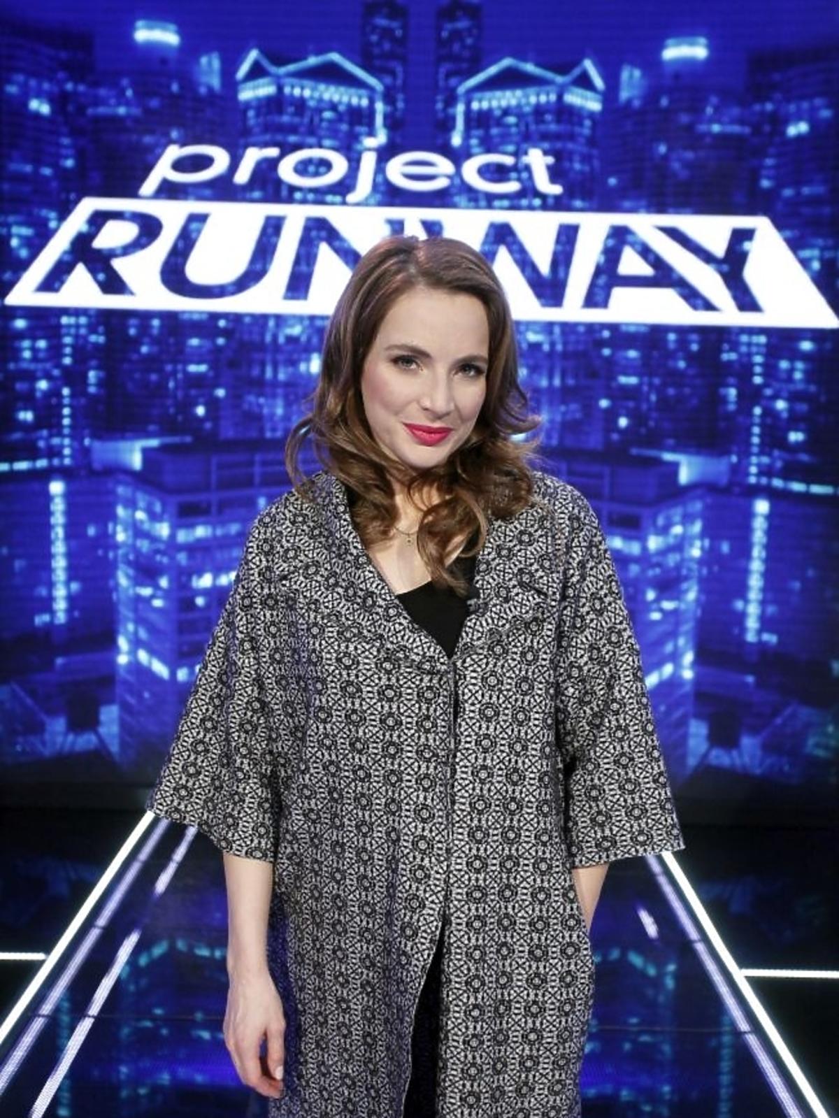 Anna Dereszowska na planie Project Runway