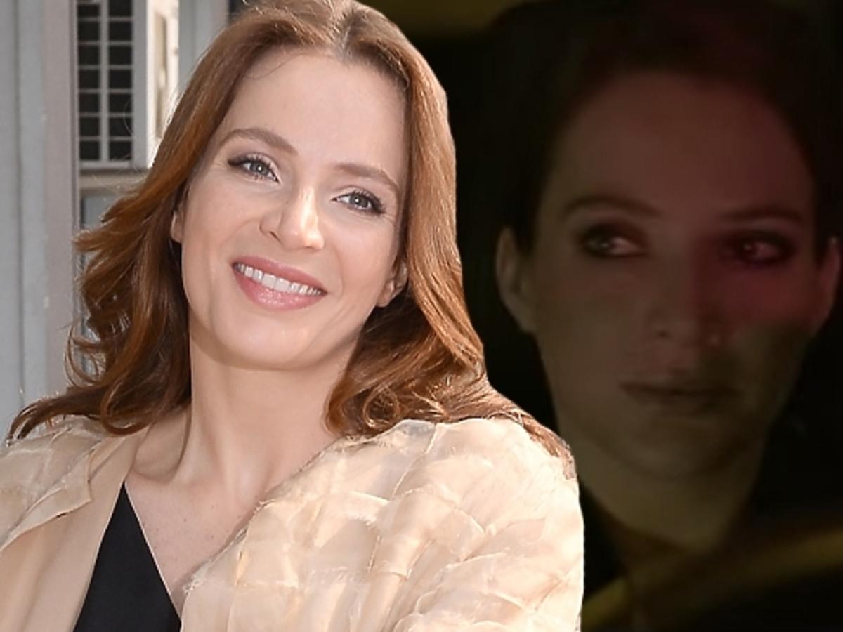 Anna Dereszowska w teledysku "Jeszcze raz vabank"
