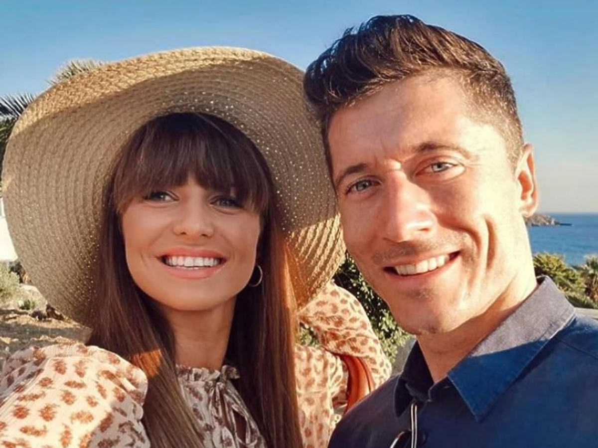 Anna i Robert Lewandowscy na wakacjach