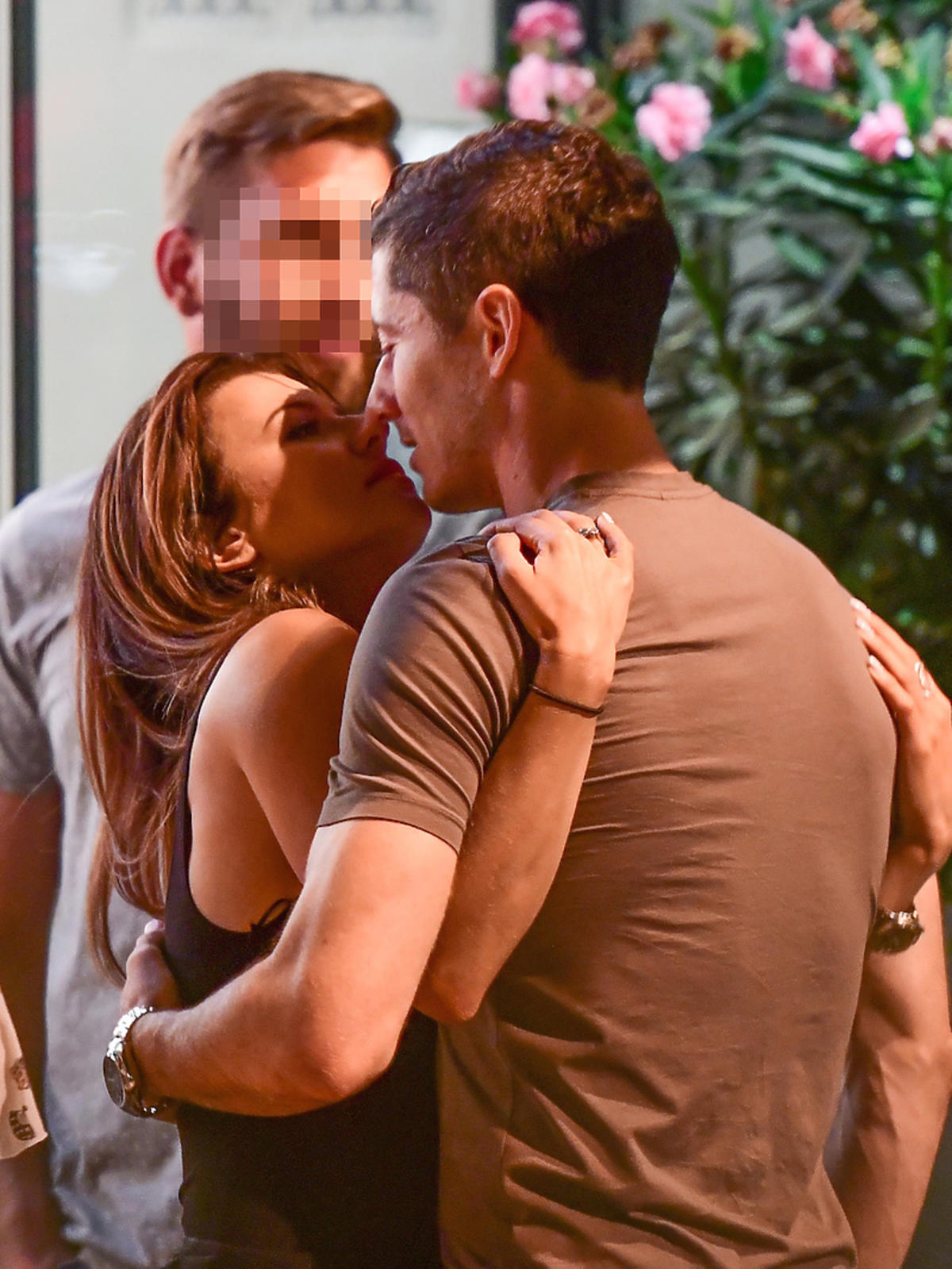 Anna i Robert Lewandowscy w klubie