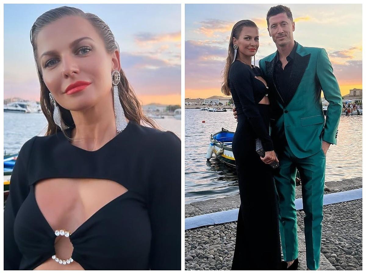Anna i Robert Lewandowscy w nowych stylizacjach na pokazie mody Dolce & Gabbana