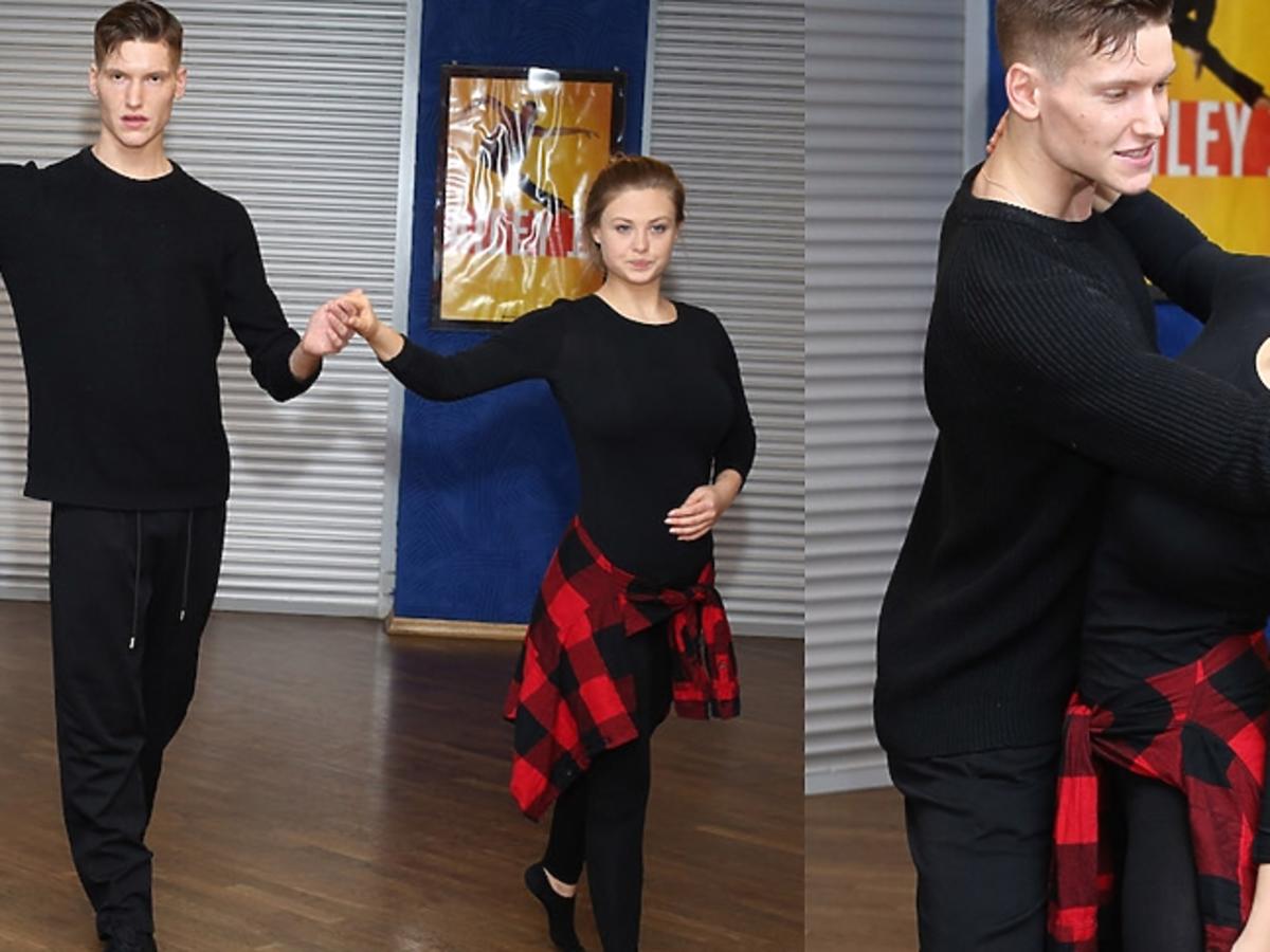 Anna Kaczmarczyk i Jacek Jeschke na trenigu do Tańca z Gwiazdami
