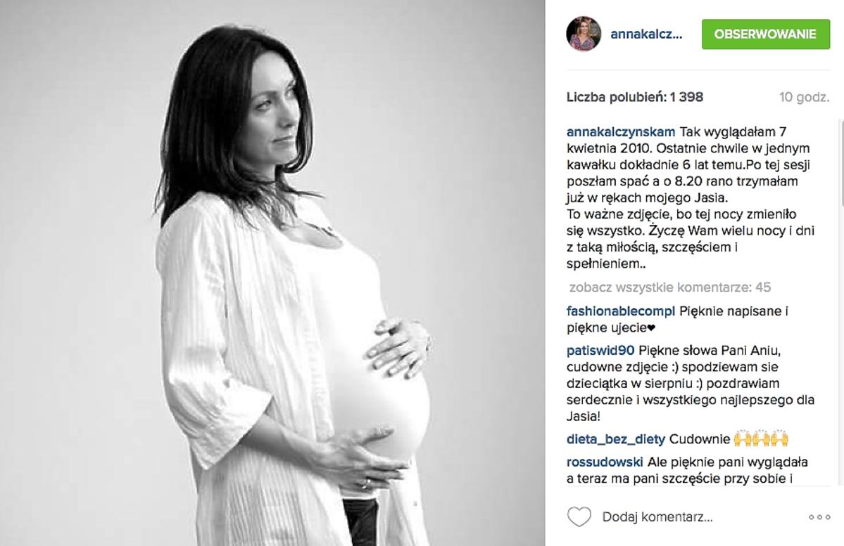 Anna Kalczyńska pokazała zdjęcie w ciąży