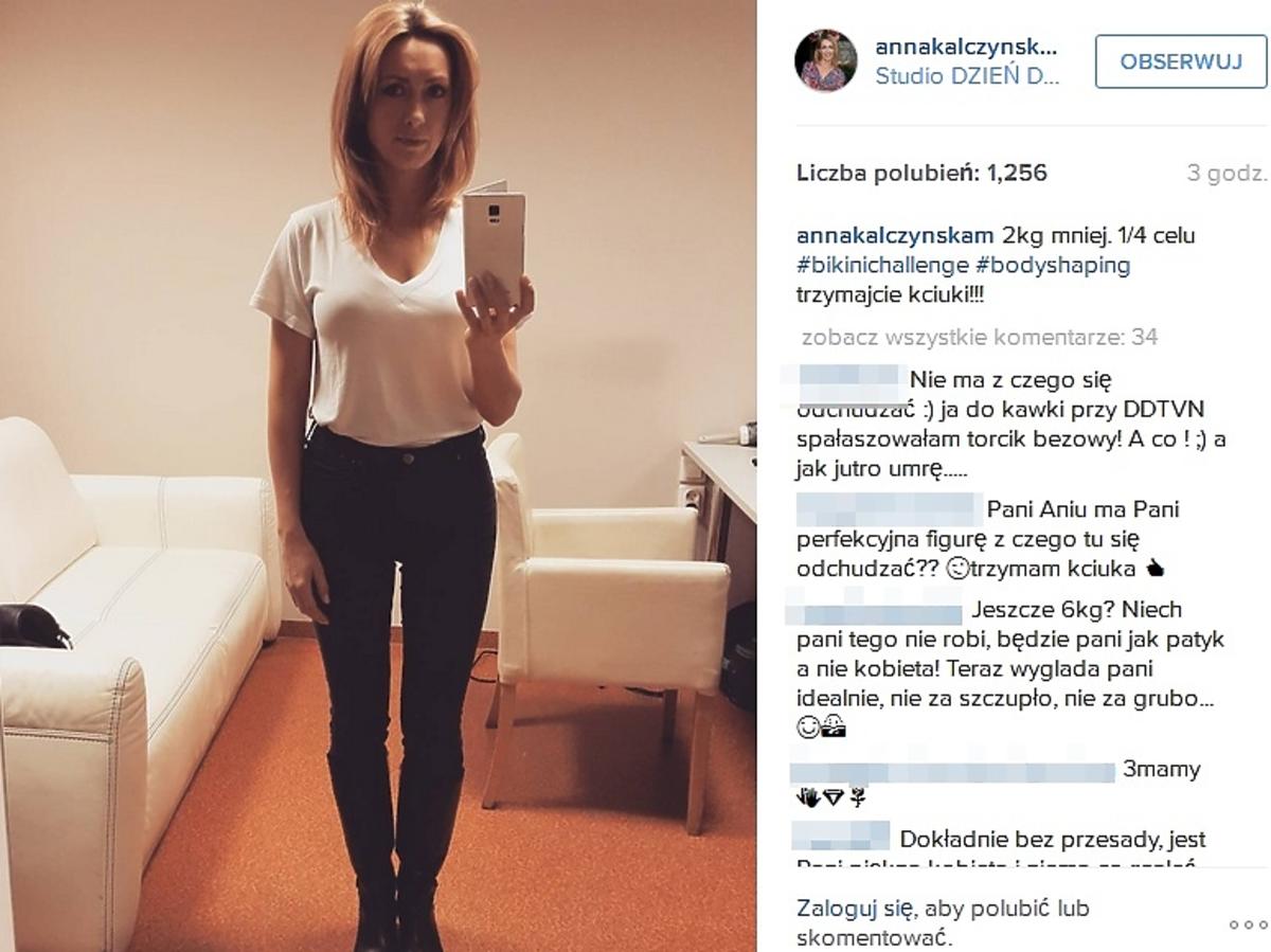 Anna Kalczyńska schudła