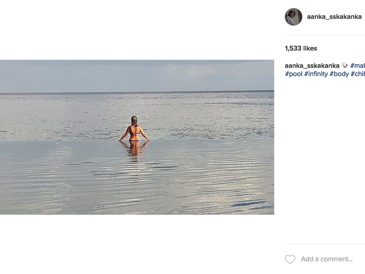 Anna Karczmarczyk spędza wakacje na Malediwach