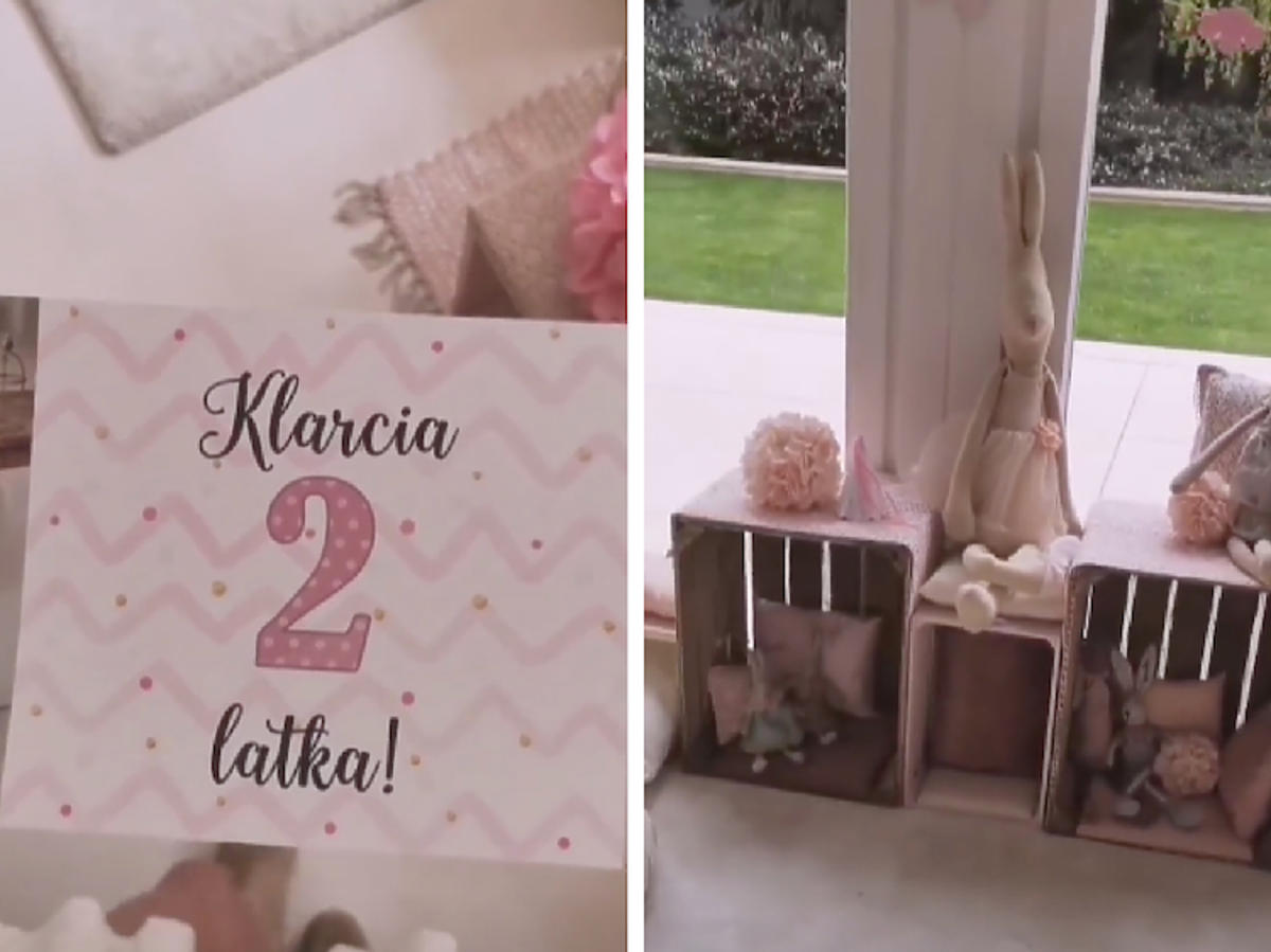 Anna Lewandowska, drugie urodziny Klara Lewandowska