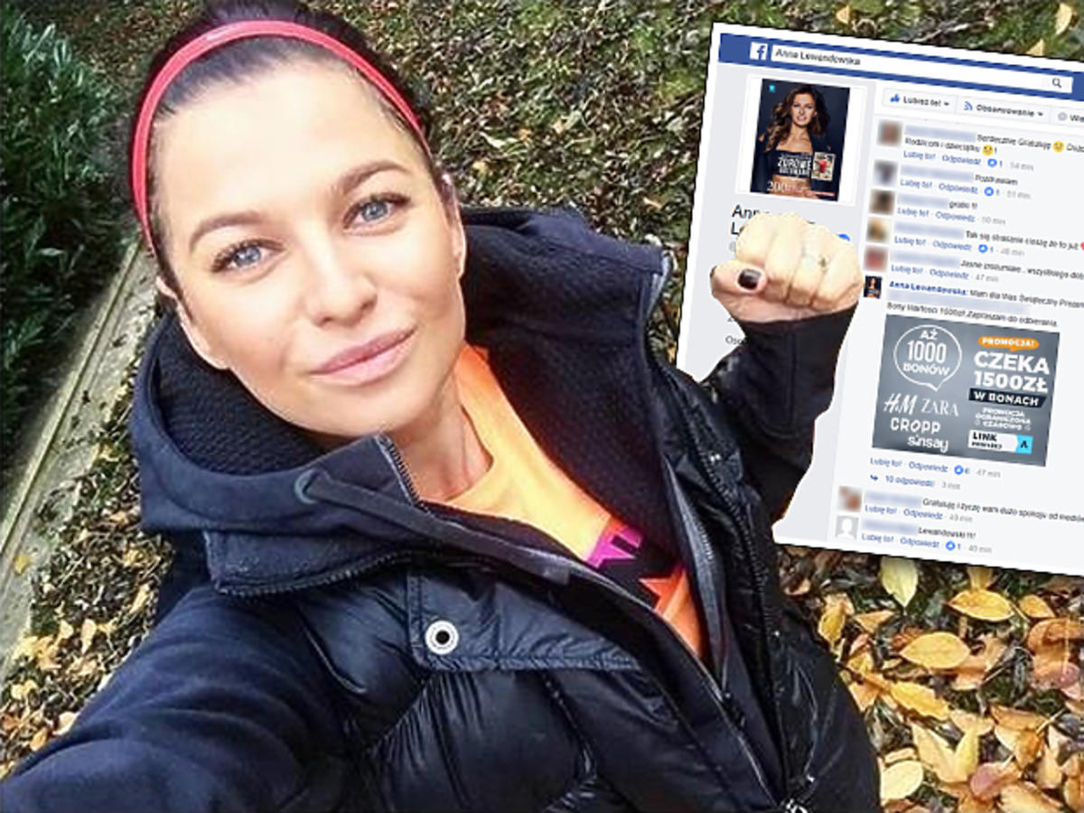 Anna Lewandowska i oszuści w sieci