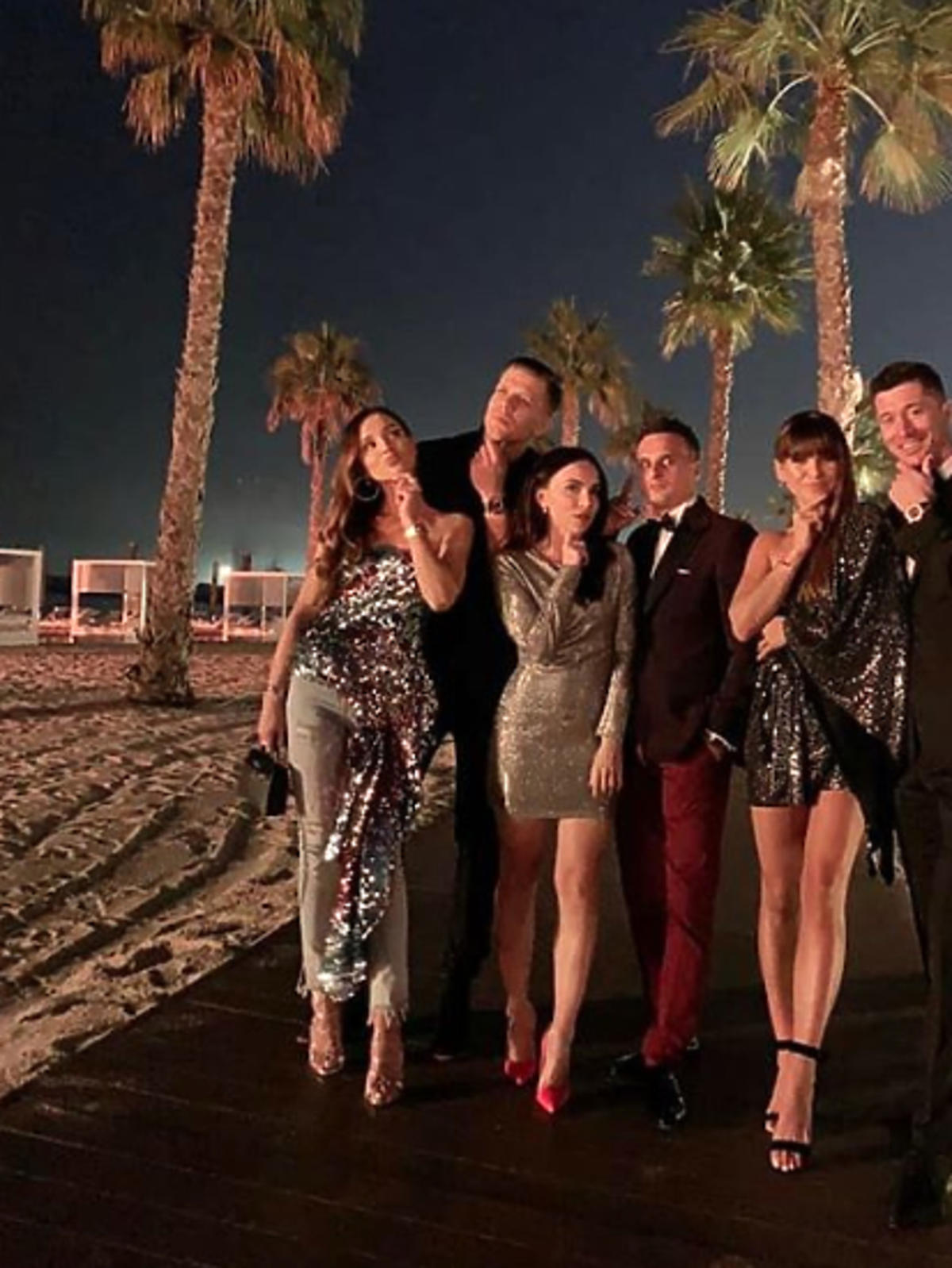 Anna Lewandowska i Robert Lewandowski w Dubaju