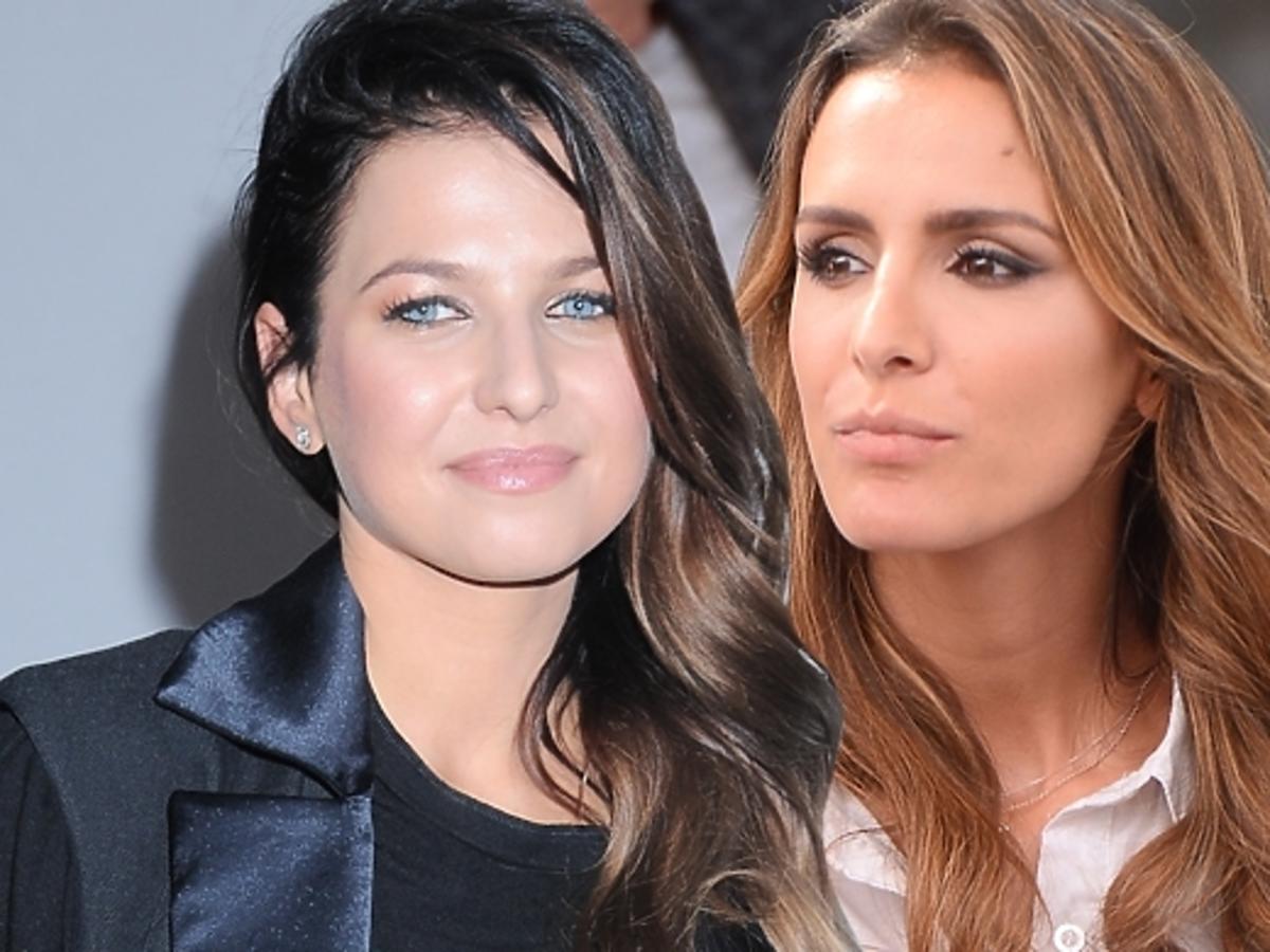 Anna Lewandowska i Sara Mannei w takich samych spódnicach