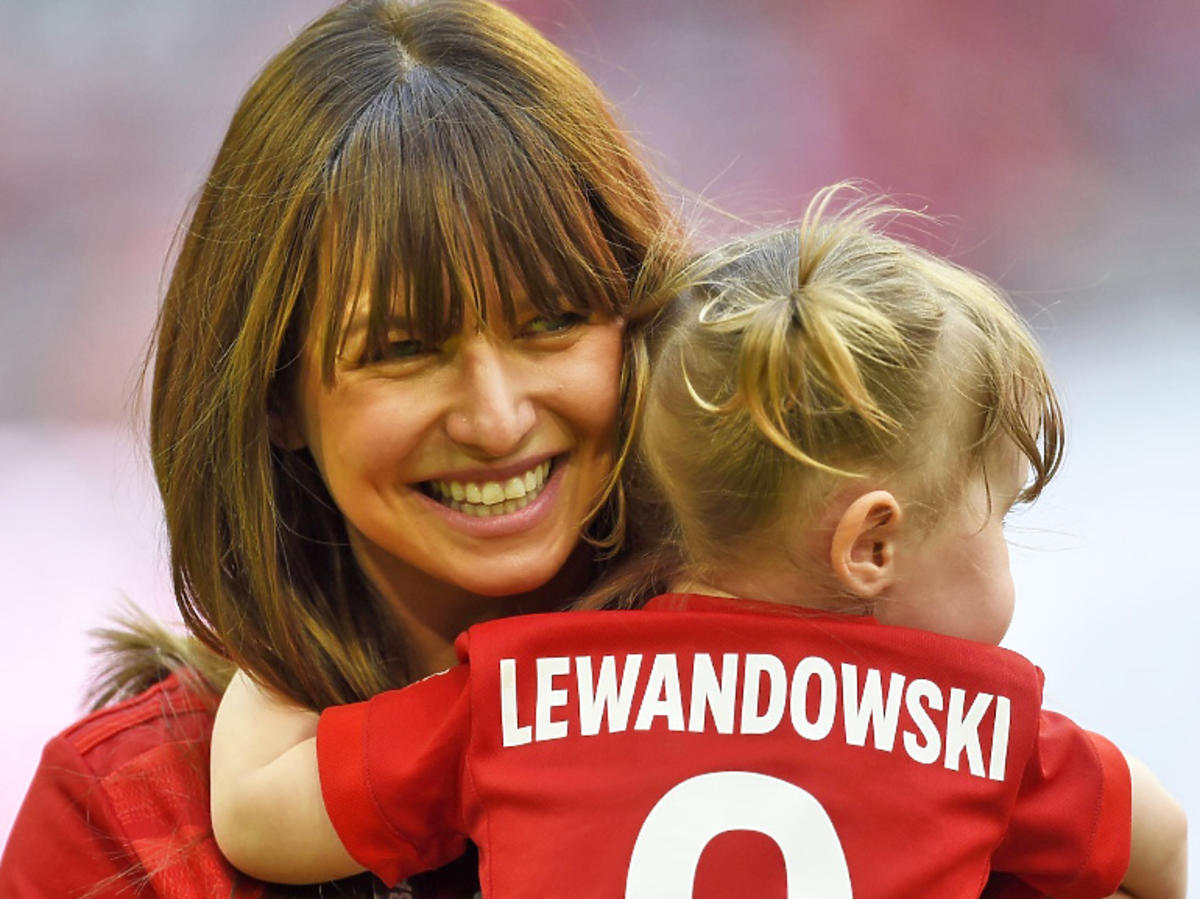 Anna Lewandowska, Klara Lewandowska w Monachium na meczu