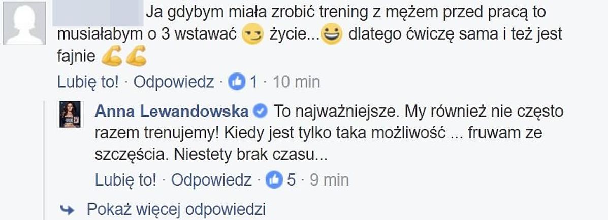 Anna Lewandowska- komentarz