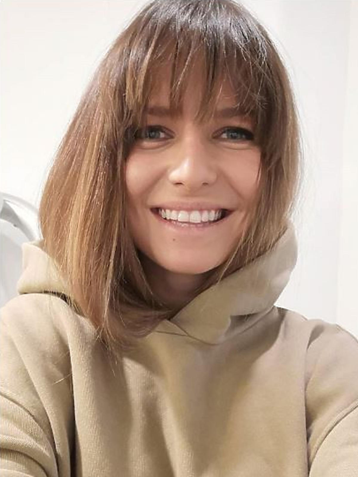 Anna Lewandowska ma grzywkę