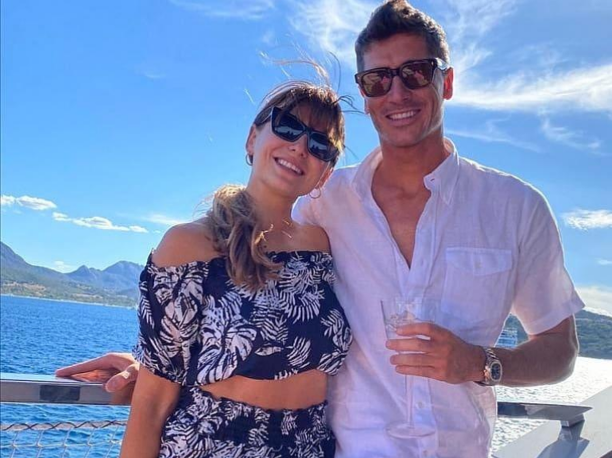 Anna Lewandowska na wakacjach