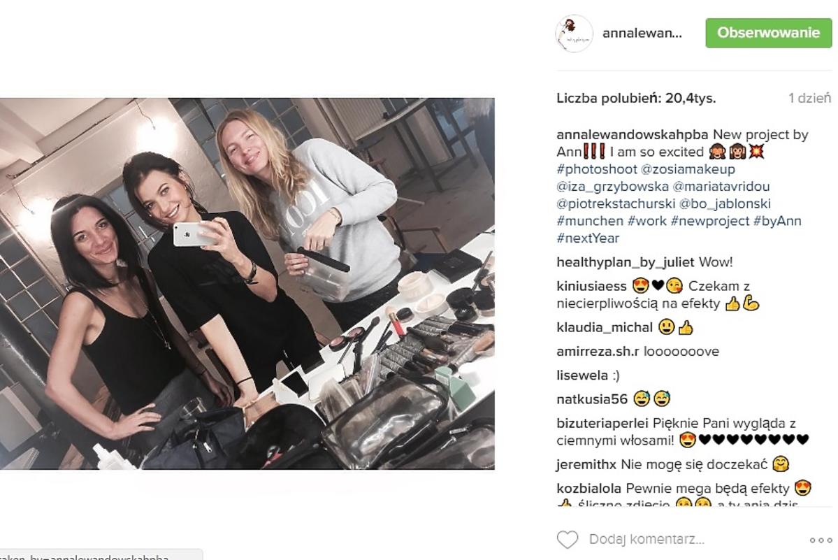 Anna Lewandowska o nowym projekcie na Instagramie