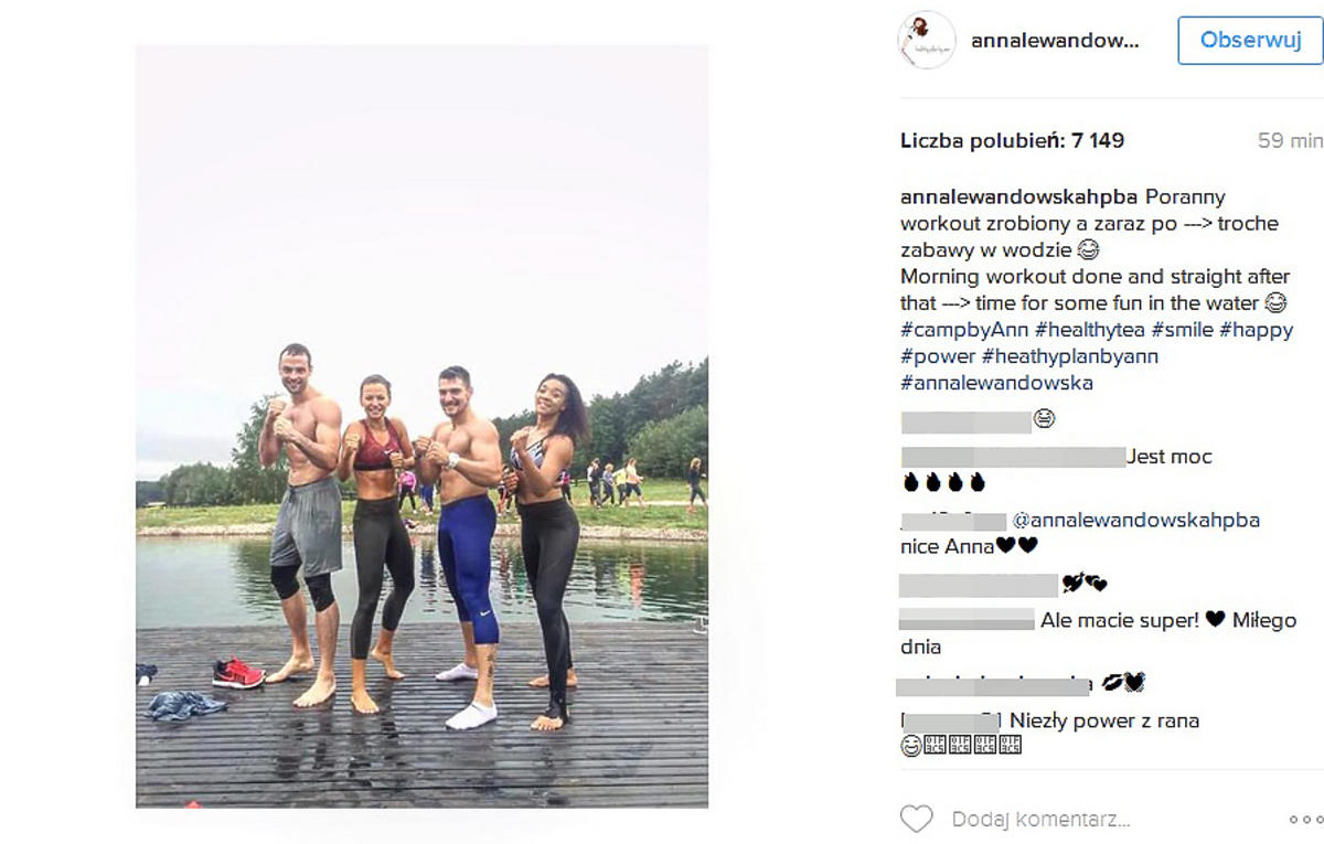 Anna Lewandowska pochwaliła się fotkami z obozu