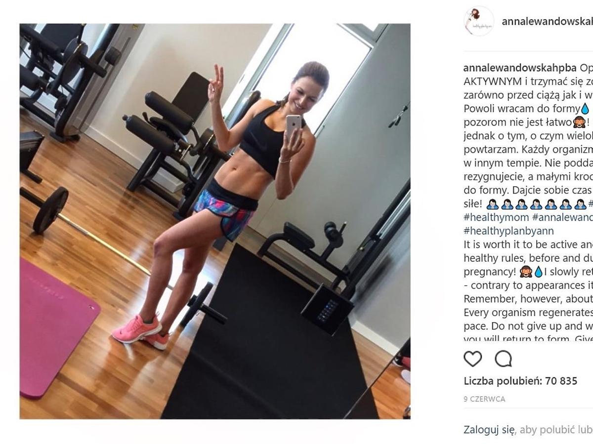Anna Lewandowska pokazała nagranie z treningu
