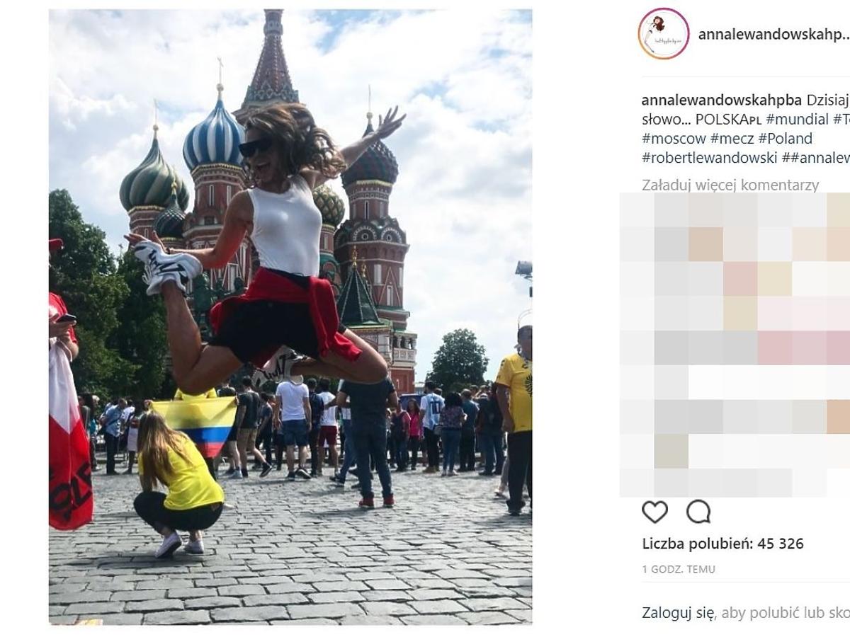 Anna Lewandowska poleciała na Mundial do Rosji