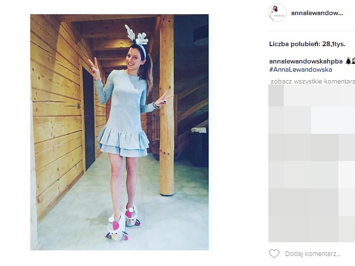 Anna Lewandowska przygotowuje się do świąt