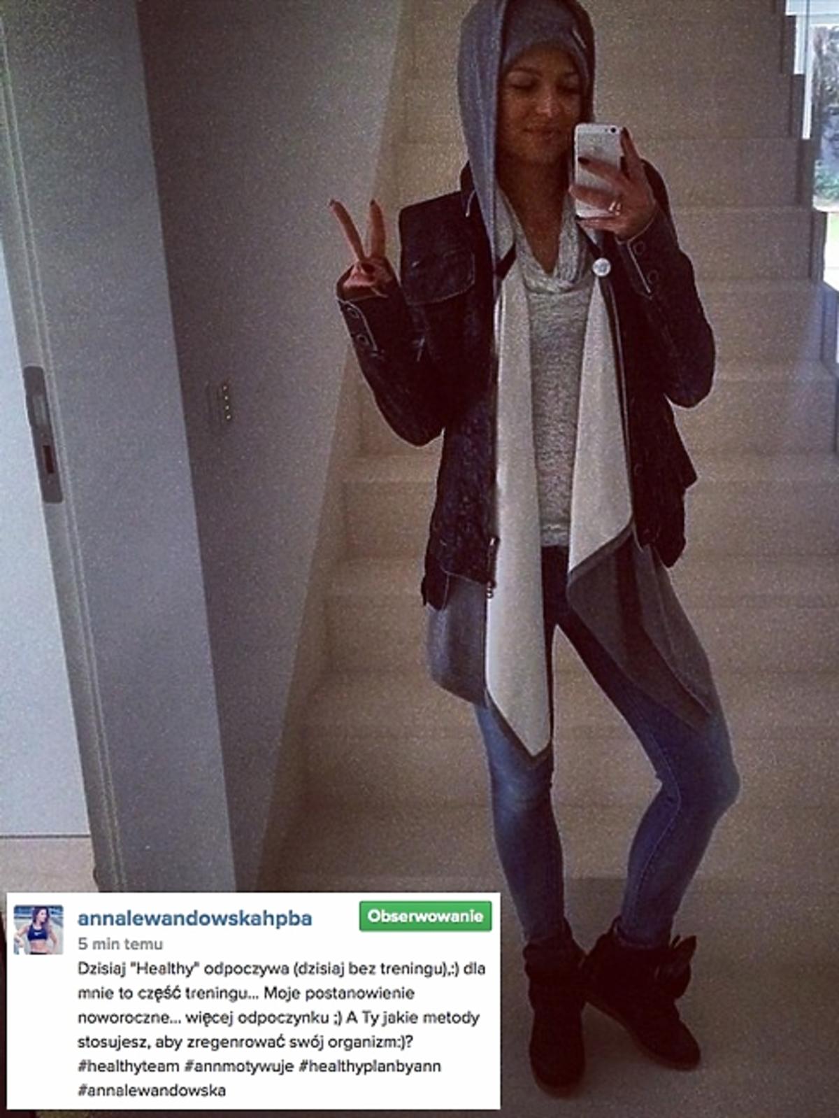 Anna Lewandowska usunęła zdjęcie z Instagrama