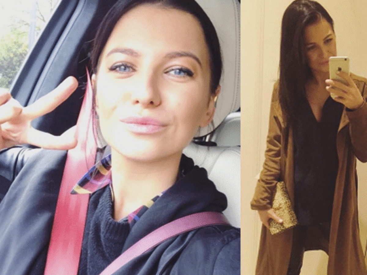 Anna Lewandowska w ciąży robi sobie selfie
