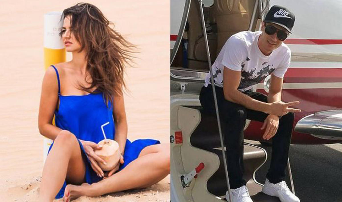 Anna Lewandowska w seksownej sukience na randce z Robertem