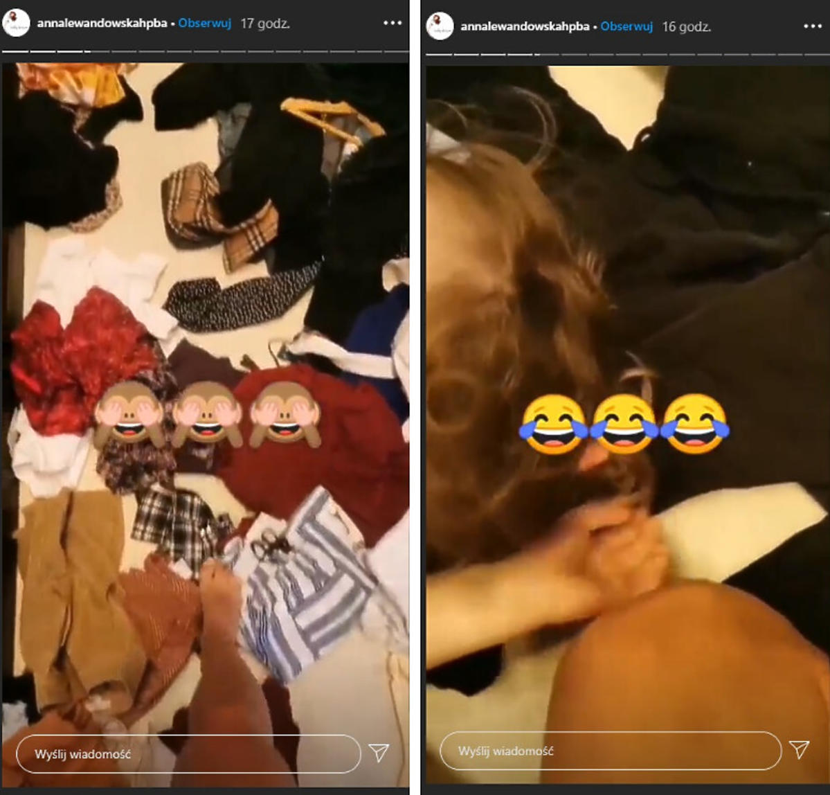 Anna Lewandowska wymienia garderobę