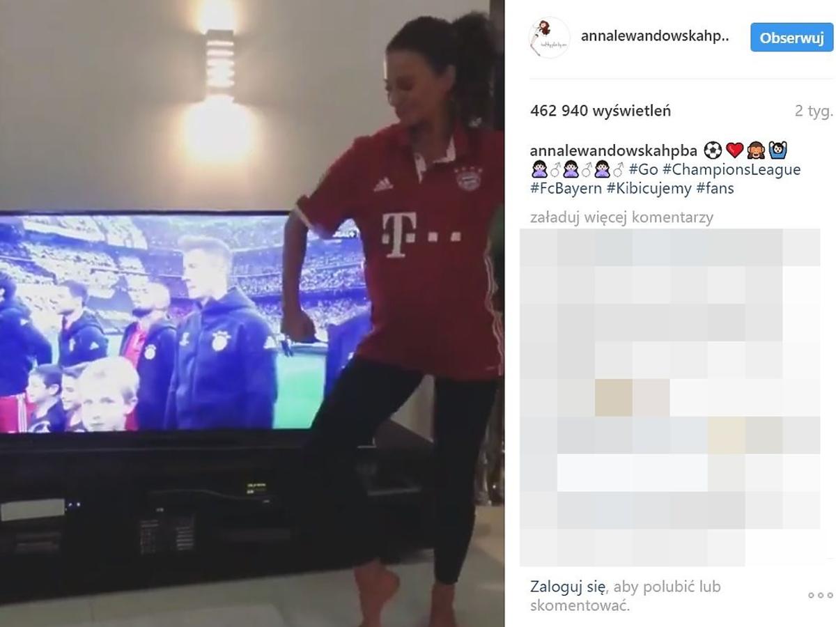 Anna Lewandowska z ciążowym brzuszkiem
