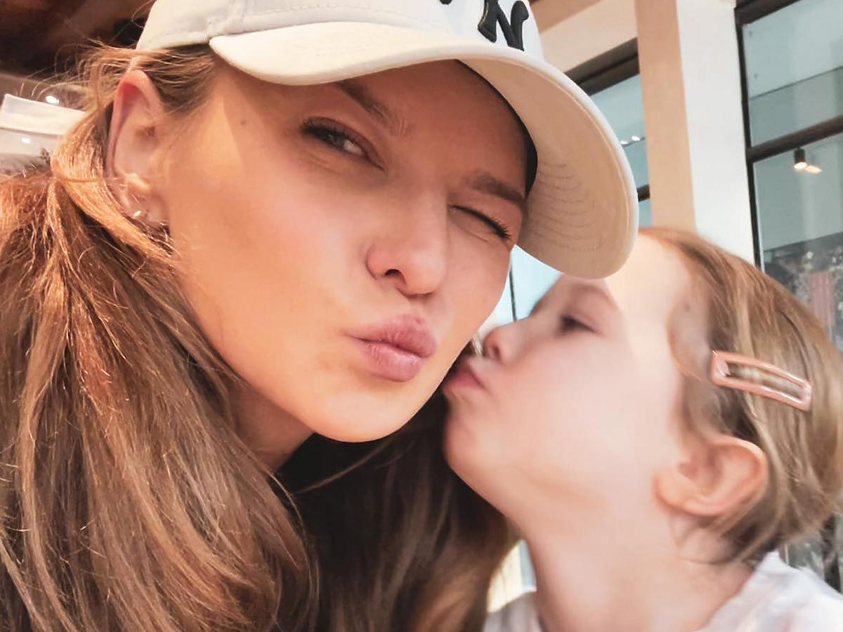 Anna Lewandowska z córką Klarą, zdjęcie z Instagrama 