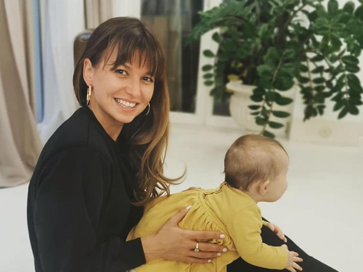 Anna Lewandowska z córką Laurą