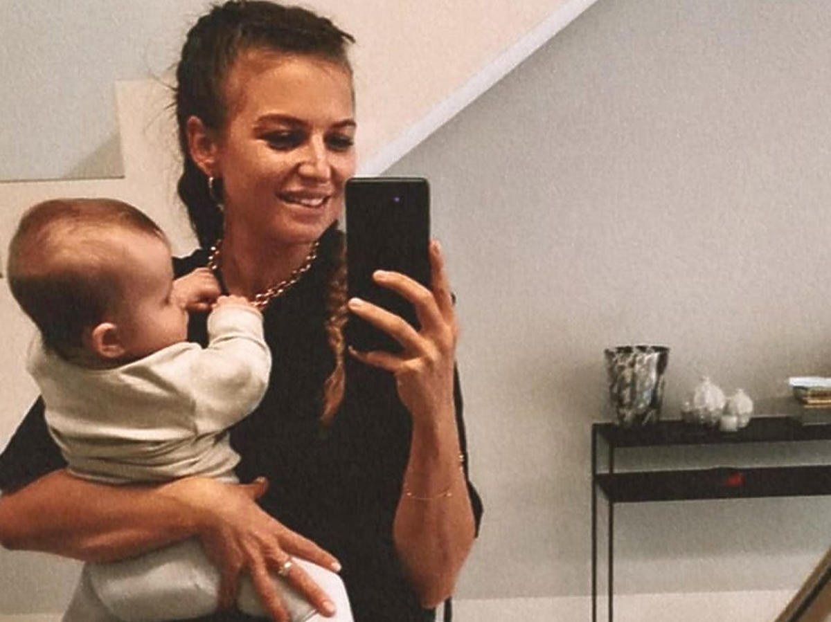 Anna Lewandowska z córką Laurą