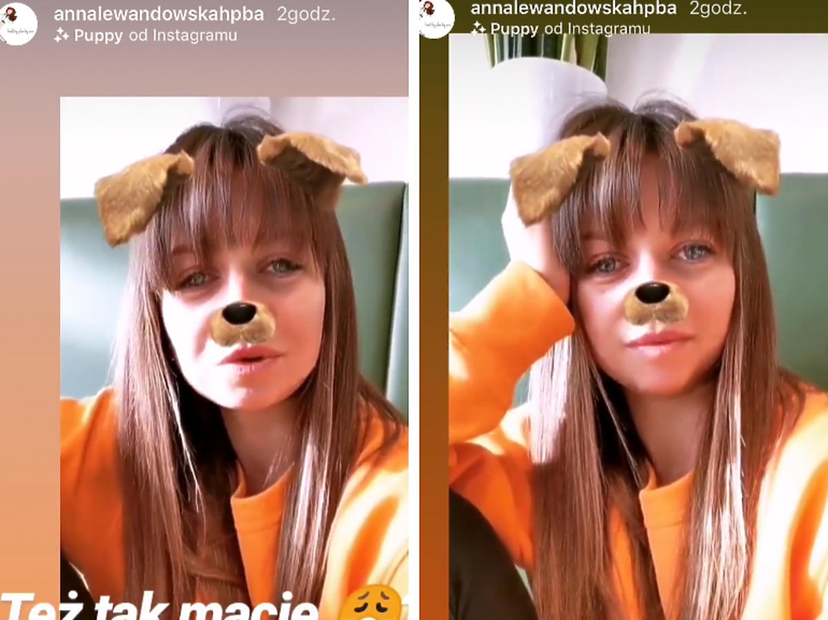 Anna Lewandowska zmęczona po nieprzespanej nocy