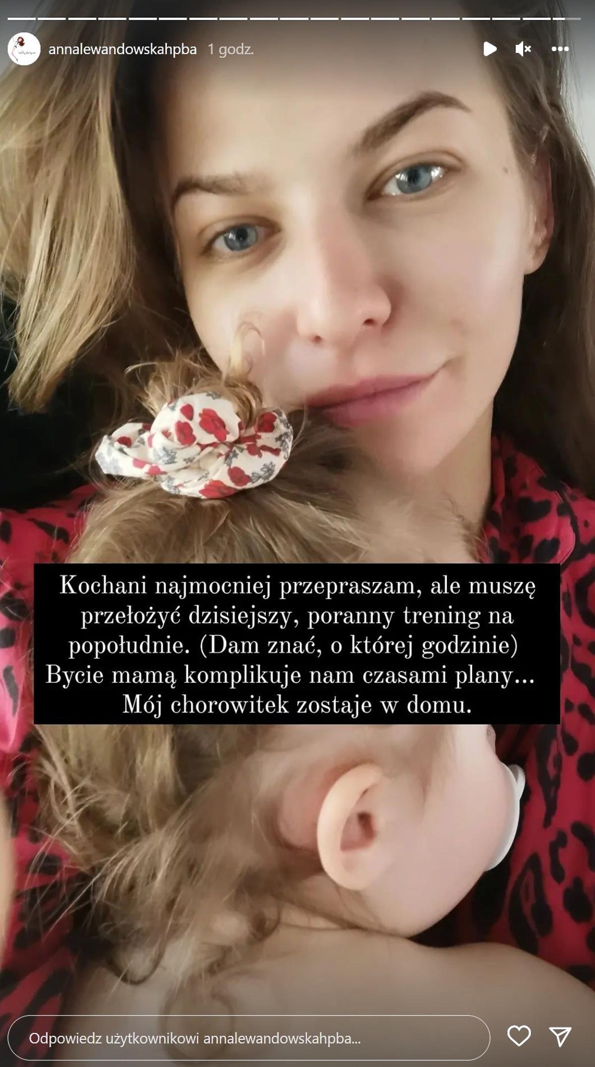 Anna Lewansowska o zdrowiu córki
