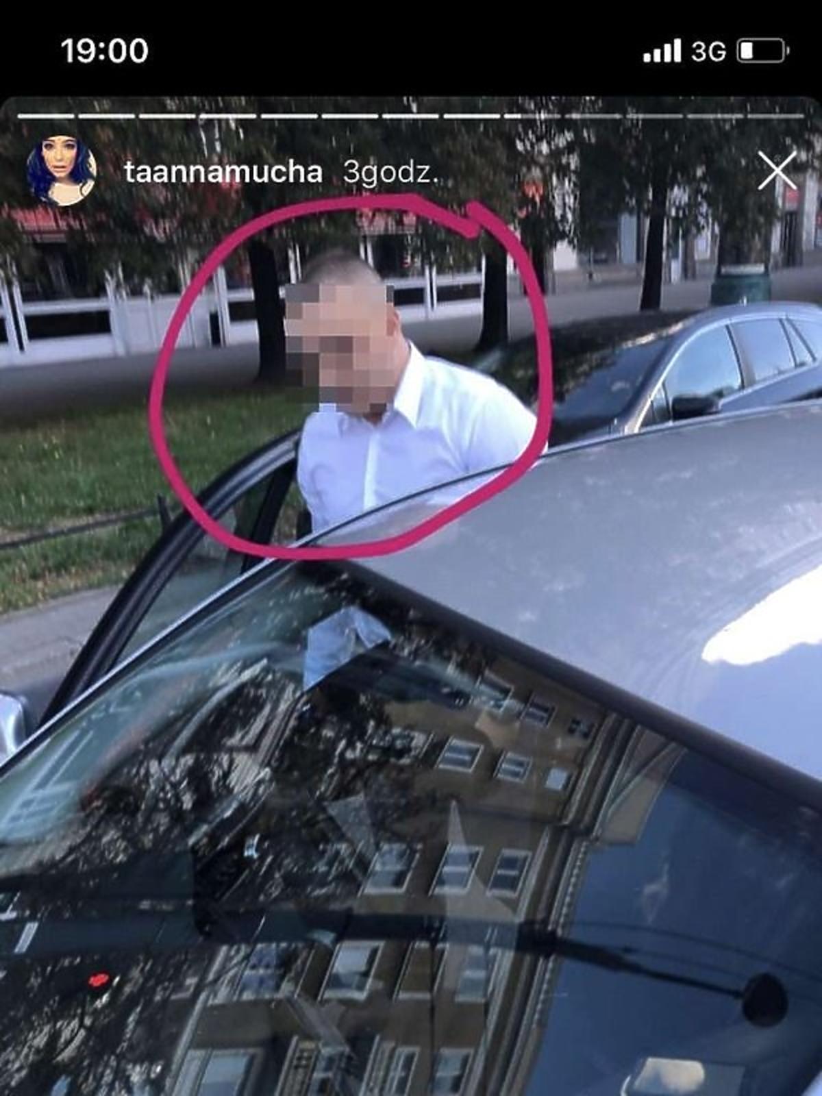 Anna Mucha podczas wypadku drogowego
