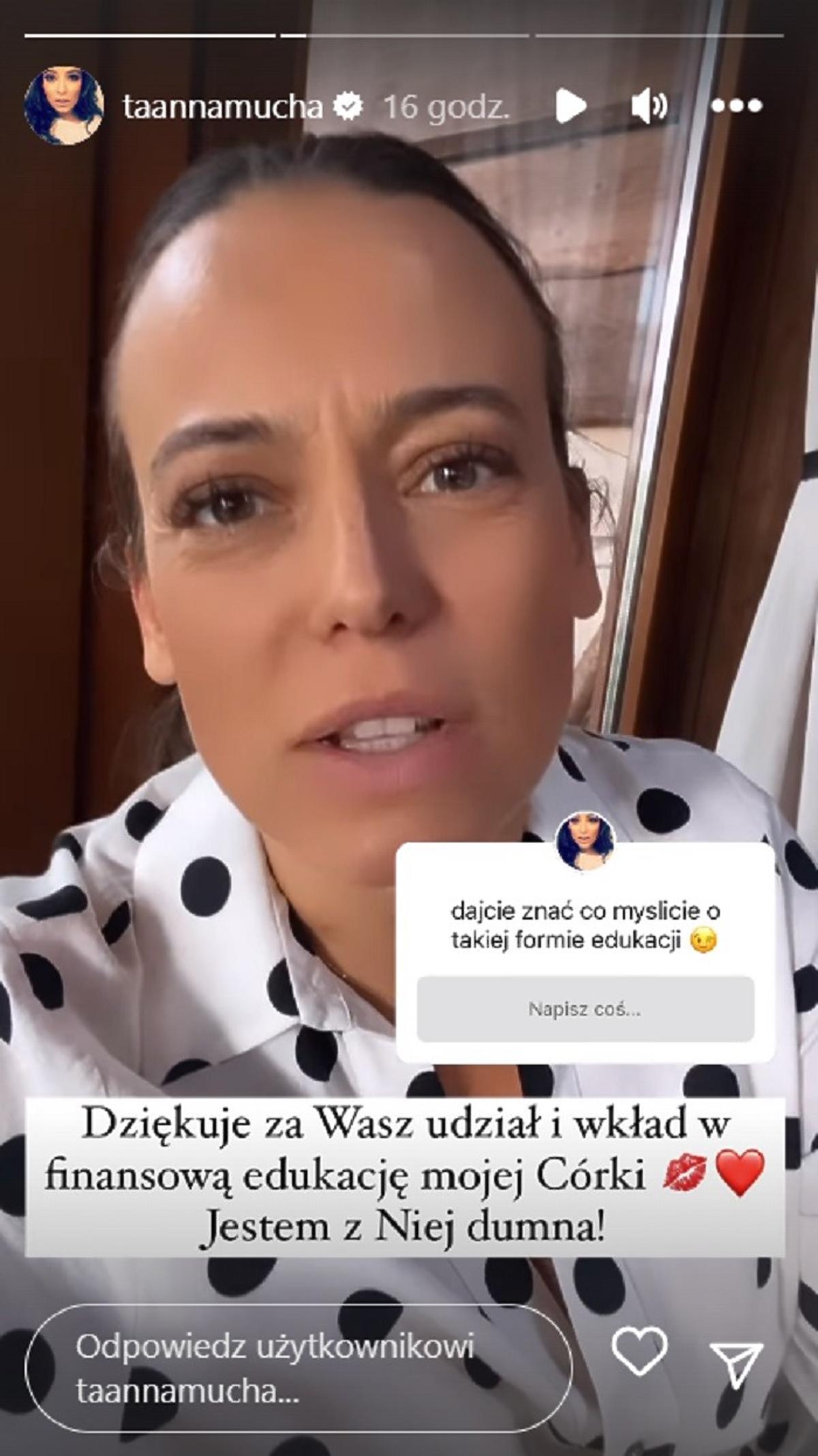 Córka Anny Muchy zarabia na swój obóz Aktorka mówi o edukacji finansowej latki