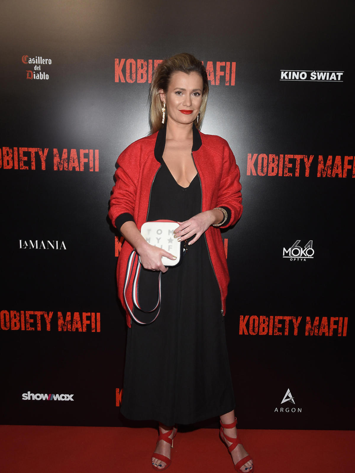 Anna Oberc na premierze Kobiet Mafii