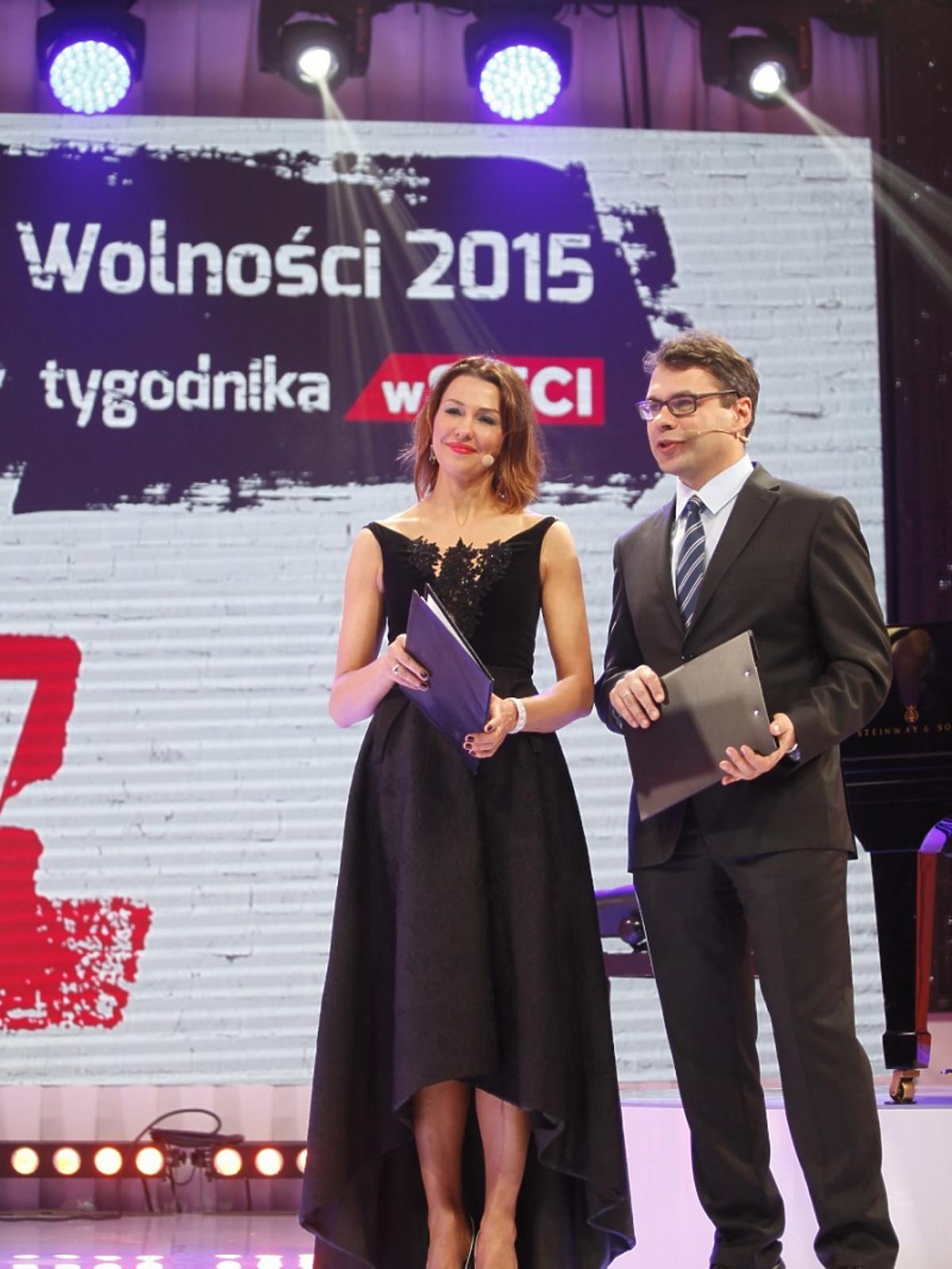 Anna Popek i Jacek Karnowski na gali tygodnika