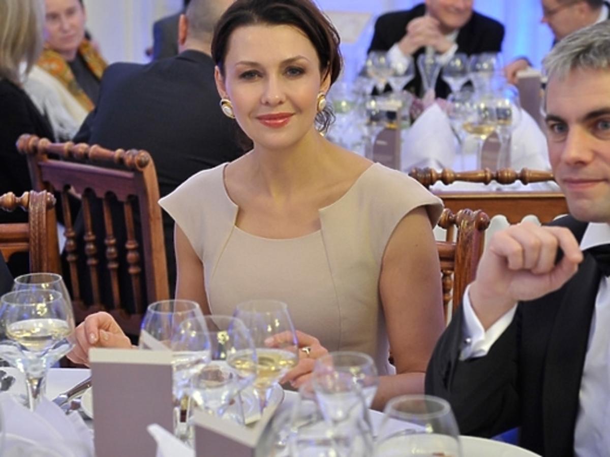 Anna Popek na kolacji Accor Hotels w Pałacu Wilanowskim