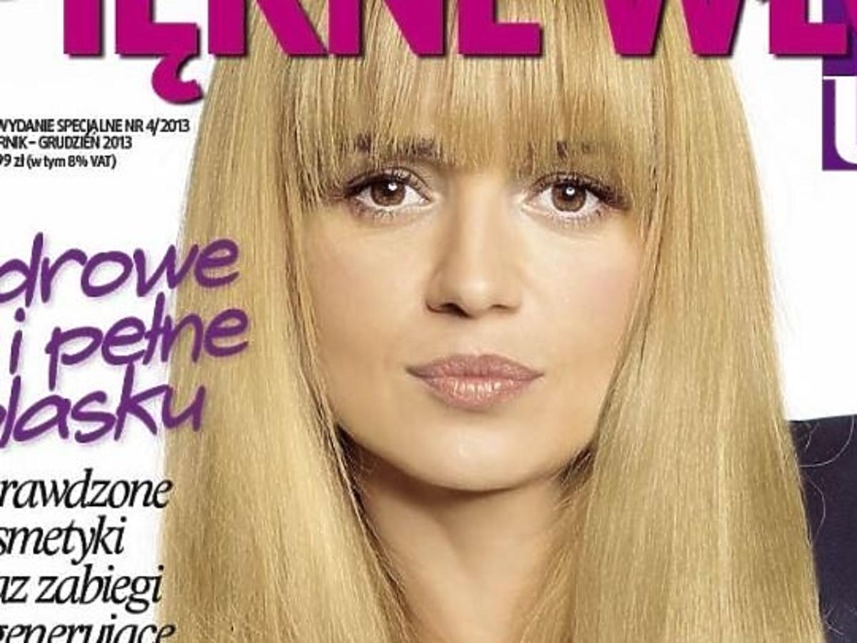 Anna Przybylska na okładce "Uroda Piękne Włosy"